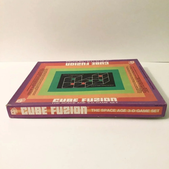 Vintage 1968 Cube Fusion Space Age 3D Board Game House Of Games - Picture 2 of 13